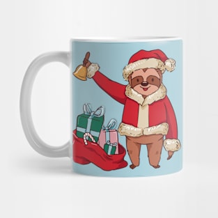 Merry Slothmas // Funny Christmas Santa Sloth Mug